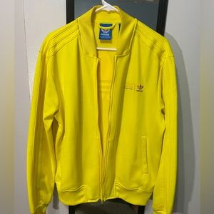 Adidas- Bright Yellow Track Jacket/ Sports Jacket Pharrell Williams